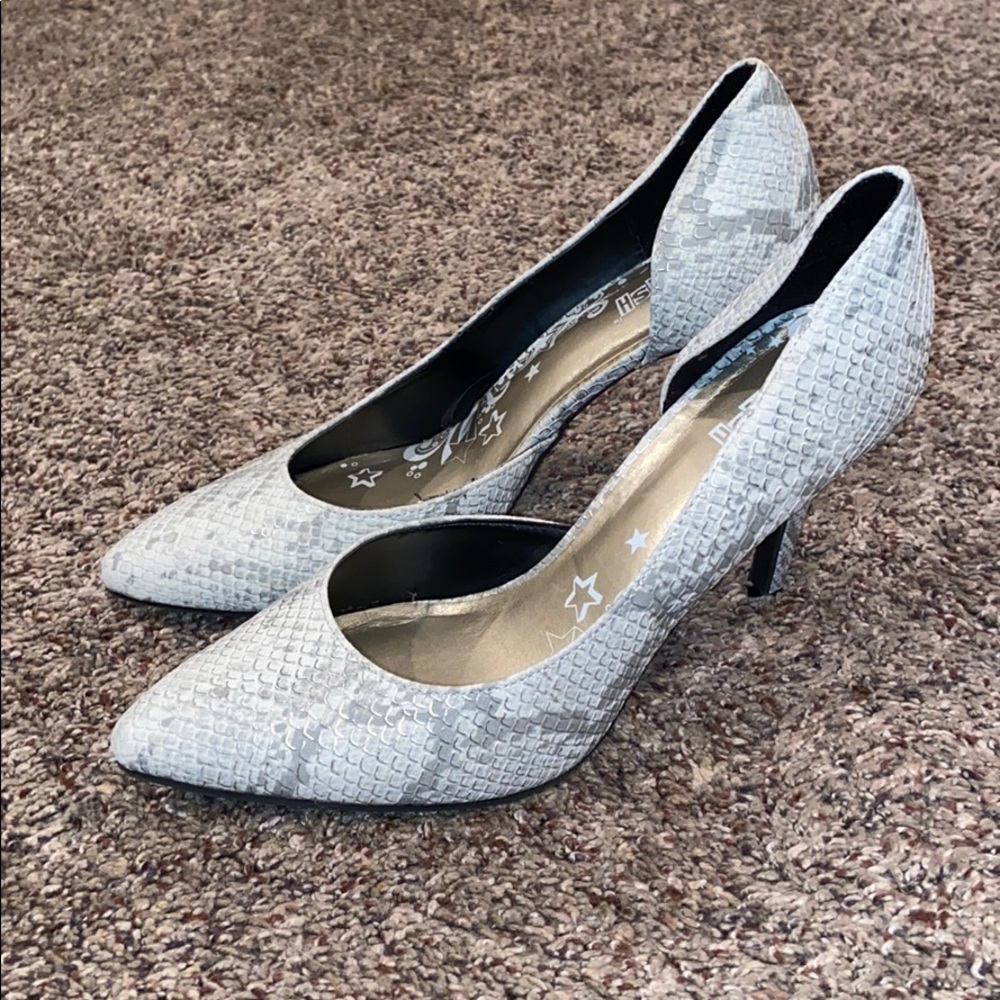 Snake Print Heels